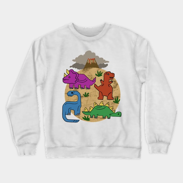 Dinosaurus Crewneck Sweatshirt by RiyanRizqi